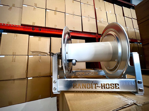 Bandit Hose Reel 12in Aluminium Hose Reel — Hurricane Softwash Equipment
